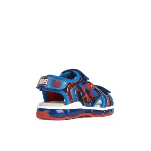 Geox nu pieds sandales j350qa bleu rouge