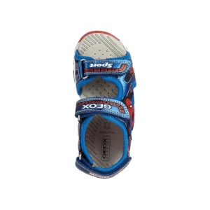 Geox nu pieds sandales j350qa bleu rouge