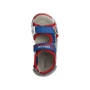 Geox nu pieds sandales j450qa bleu rouge