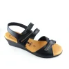 Jordana nu pieds sandales 681 noir