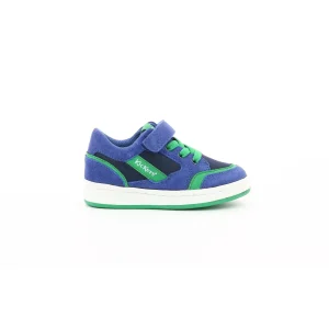 Kickers baskets et sneakers biskuit bleu