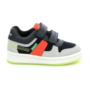 Kickers baskets et sneakers bisckoto marine