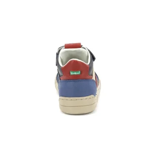 Kickers baskets et sneakers wincky cdt bleu multicouleurs