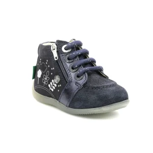 Kickers bottines be flower marine