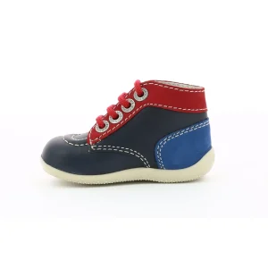 Kickers bottines bonbon marine