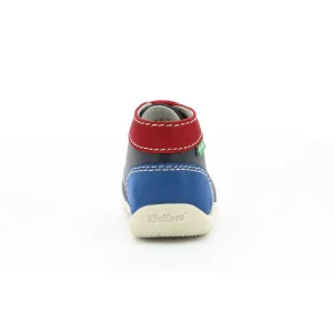 Kickers bottines bonbon marine