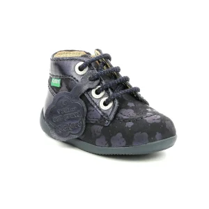 Kickers bottines bonzip 2 marine