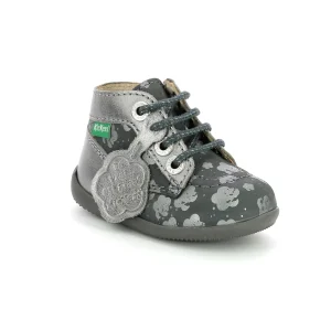 Kickers bottines bonzip 2 gris