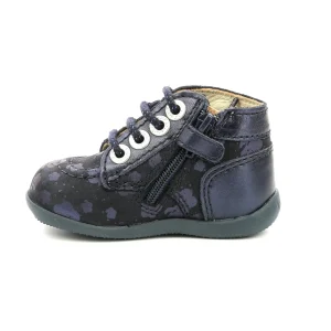 Kickers bottines bonzip 2 marine