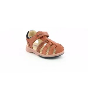 Kickers nu pieds sandales platinium marron