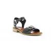 Kickers nu pieds sandales bucidi noir