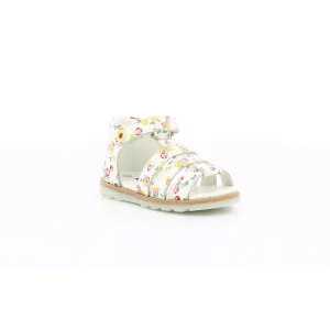 Kickers nu pieds sandales noopi blanc