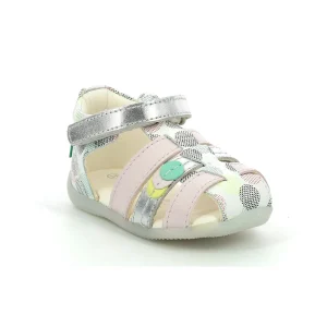 Kickers nu pieds sandales bigflo 2 blanc