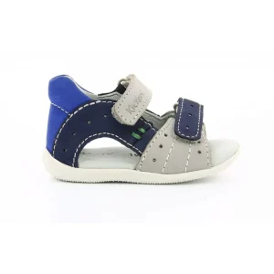 Kickers nu pieds sandales boping 2 gris