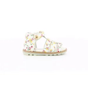 Kickers nu pieds sandales noopi blanc