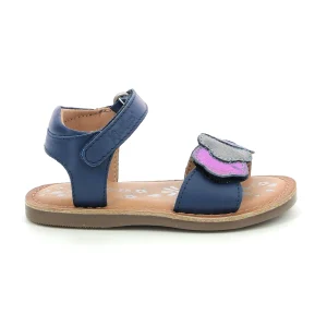 Kickers nu pieds sandales dyastar bleu