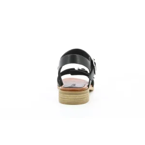Kickers nu pieds sandales bucidi noir
