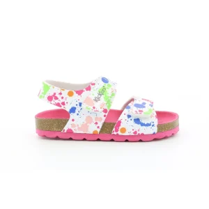 Kickers nu pieds sandales summerkro blanc
