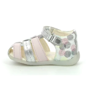 Kickers nu pieds sandales bigflo 2 blanc