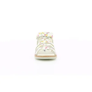 Kickers nu pieds sandales noopi blanc