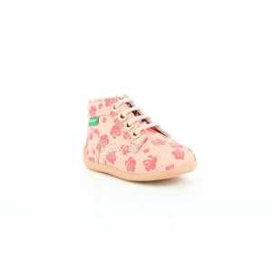 Kickers premiers pas bonzip 2 rose