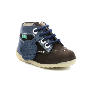 Kickers premiers pas bonzip 2 marron