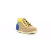 Kickers premiers pas bonzip 2 beige
