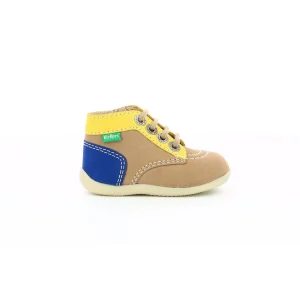 Kickers premiers pas bonzip 2 beige