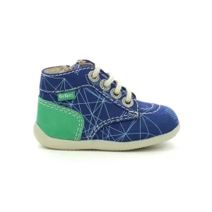 Kickers premiers pas bonzip 2 bleu