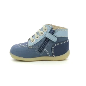 Kickers premiers pas bonzip 2 bleu