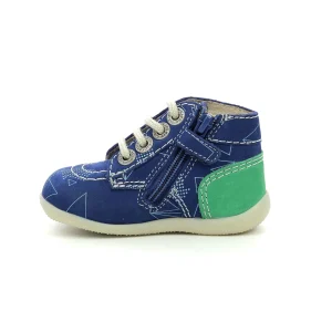 Kickers premiers pas bonzip 2 bleu
