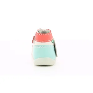 Kickers premiers pas bonzip 2 blanc