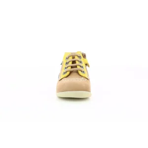 Kickers premiers pas bonzip 2 beige