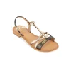 Les tropeziennes nu pieds sandales hironela noir