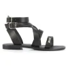 Les tropeziennes nu pieds sandales oceanie noir