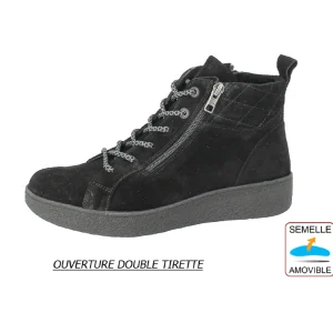 Mediloi chaussures a lacets marina 06 noir