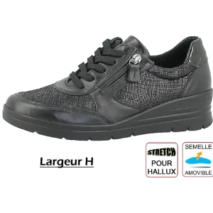 Mediloi chaussures a lacets luna 18 noir