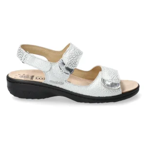 Mobils ergonomic mephisto nu pieds sandales getha argent