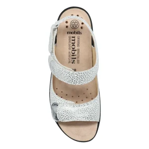 Mobils ergonomic mephisto nu pieds sandales getha argent