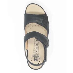 Mobils ergonomic mephisto nu pieds sandales getha noir