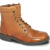 Norvik bottines dete cognac