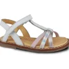 Norvik nu pieds sandales qype blanc multicouleurs