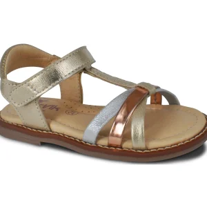 Norvik nu pieds sandales ella or