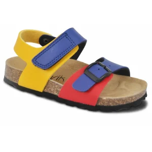 Norvik nu pieds sandales snik multicouleurs