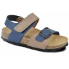 Norvik nu pieds sandales snik bleu
