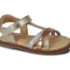 Norvik nu pieds sandales ella or