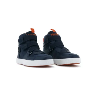 Palladium bottines pallastreet mid bleu