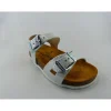 Plakton nu pieds sandales lisa blanc