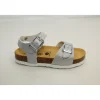 Plakton nu pieds sandales lisa blanc