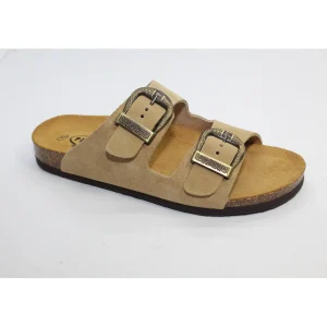 Plakton nu pieds sandales beta west kaki